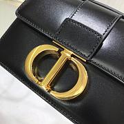 Dior micro 30 montaigne bag black box calfskin size 15cm - 6