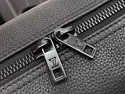 LV Keepall bandoulière 40 aerogram in black M57088 40cm - 4