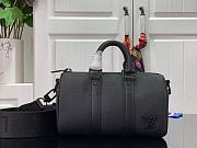 LV Nano keepall leather in black 20cm - 1