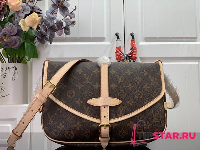 LV Saumur MM monogram M40710 28cm - 1