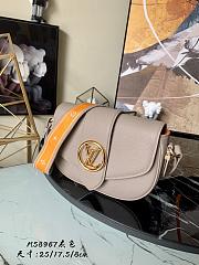 LV Pont 9 soft MM beige leather M58967 25cm - 1