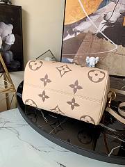 LV Speedy bandoulière bicolour monogram empreinte beige leather 25 (exclusive online prelaunch) 25cm - 5