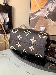 LV Speedy bandoulière bicolour monogram empreinte black leather 25 (exclusive online prelaunch) 25cm - 5