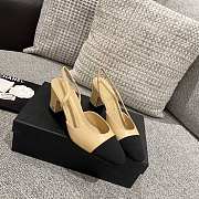 Chanel Block heel slingback - 5