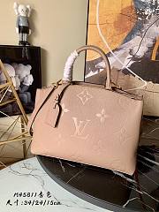 LV Grand palais monogram empreinte leather in beige M45833 34cm - 1