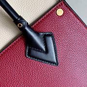 LV On My Side MM high-end leathers in wine M53823 30.5cm - 3