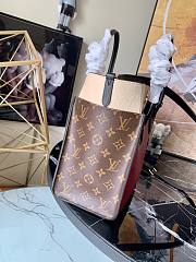 LV On My Side MM high-end leathers in wine M53823 30.5cm - 4
