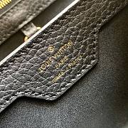 LV Capucines BB taurillon leather in black (pink strap) M57901 27cm - 5