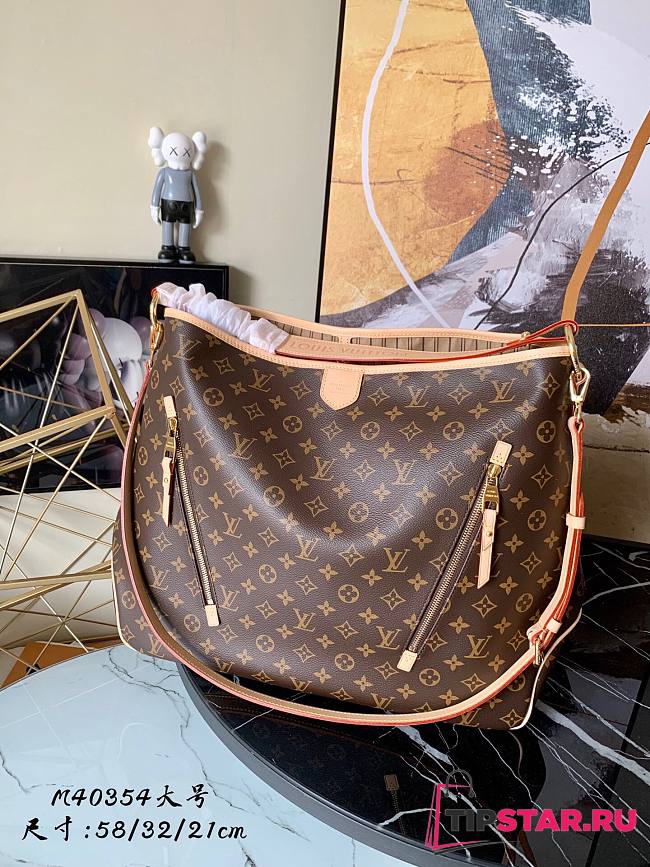 LV Delightful brown monogram shoulder bag M40354 58cm - 1