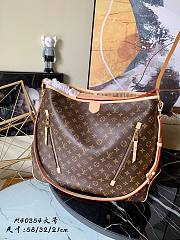 LV Delightful brown monogram shoulder bag M40354 58cm - 1