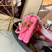 LV Petite malle pink leather M40273 19cm - 6