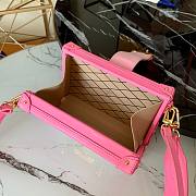 LV Petite malle pink leather M40273 19cm - 5