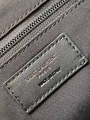 YSL Niki medium shopping bag crinkled vintage leather in black 577999 33cm - 6