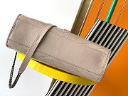 YSL Niki medium shopping bag crinkled vintage leather in beige 577999 33cm - 2