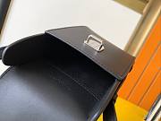 YSL Logo-engraved leather phone case in black 667718 18cm - 5