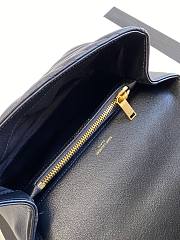 YSL Medium classic cross body bag in black with gold metal 428056 24cm - 5