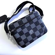 LV Trio messenger other leathers in black N80401 25cm - 1