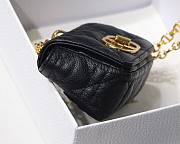 Dior Micro caro bag black supple cannage calfskin 13cm - 6