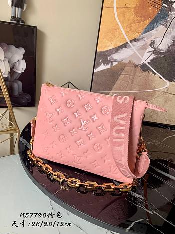 LV Coussin PM in pink M57790 26cm