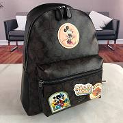 Coach | Limited edition Charlie backpack in signature canvas with minnie mouse patches brown 29355 30cm - 6