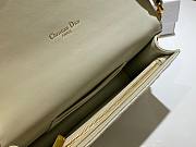 Dior Caro belt pouch with chain latte supple cannage calfskin 20cm - 4