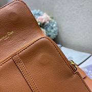 Dior Saddle multifunction pouch in brown 18.5cm - 3