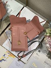 Dior Saddle multifunction pouch in pink 18.5cm - 4