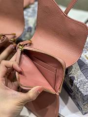 Dior Saddle multifunction pouch in pink 18.5cm - 6
