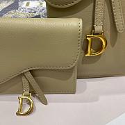 Dior Saddle multifunction pouch in beige 18.5cm - 2