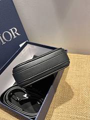 Dior Vertical pouch black smooth calfskin 11cm - 4