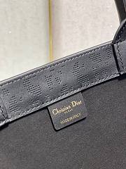 Dior Book tote oblique leather in black 41cm - 2