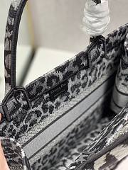 Dior small Book tote gray mizza embroidery 36cm - 3