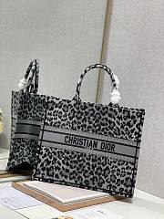 Dior Book tote gray mizza embroidery 41cm - 4