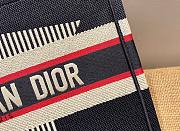 Dior Book tote Dioralps black three-tone embroidery 36cm - 4
