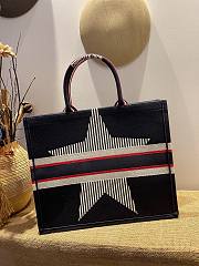 Dior Book tote Dioralps black three-tone embroidery 41.5cm - 4