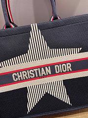 Dior Book tote Dioralps black three-tone embroidery 41.5cm - 6