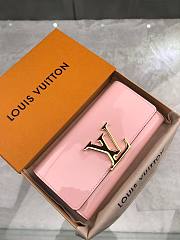 LV wallet patent leather poppy pink M61581 19cm - 1