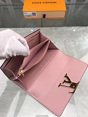 LV wallet patent leather poppy pink M61581 19cm - 3