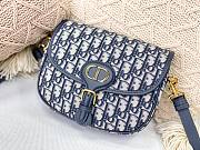 Dior medium Bobbybag Blue Dior Oblique Jacquard Size 22cm - 3