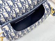 Dior medium Bobbybag Blue Dior Oblique Jacquard Size 22cm - 4