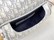 Dior medium Bobbybag gray oblique jacquard 22cm - 4