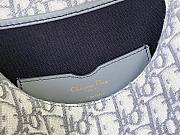 Dior medium Bobbybag gray oblique jacquard 22cm - 6