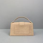 Jacquemus | Le grand bambino crossbody strap handbag in mocha 24cm - 4