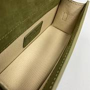 Jacquemus | Le bambino small crossbody strap bag in green 18cm - 2