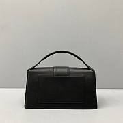 Jacquemus | Le grand bambino crossbody strap handbag in black 24cm - 4