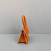 Jacquemus | Le chiquito mini crocodile-effect bag in orange 12cm - 2