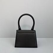 Jacquemus | Le chiquito moyen small leather bag in black 18cm - 6