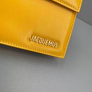 Jacquemus | Le grand chiquito leather bag in yellow 24cm - 6