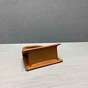 Jacquemus | Le chiquito mini leather bag in brown 12cm - 6