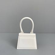 Jacquemus Le Chiquito Mini Leather Bag In White 12cm - 5